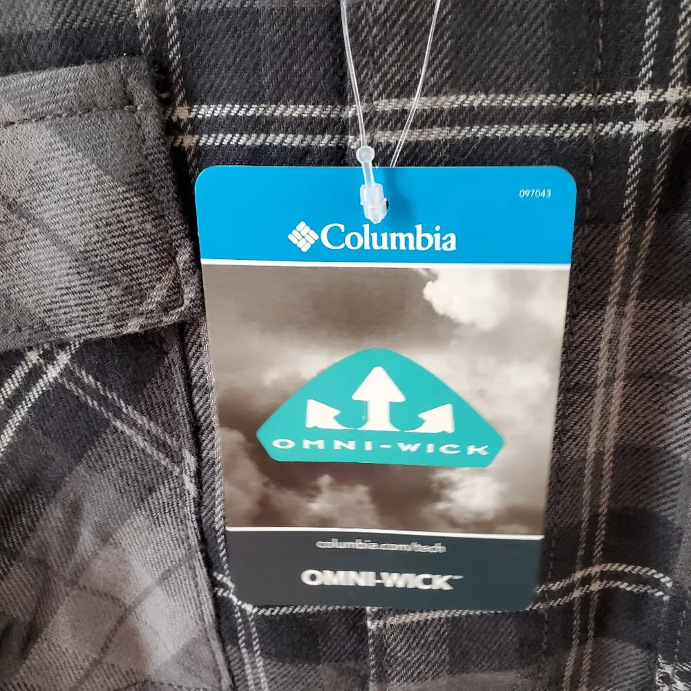 NWT Columbia Men's 'Flare Gun' Stretch Flannel Hoodie, Shacket